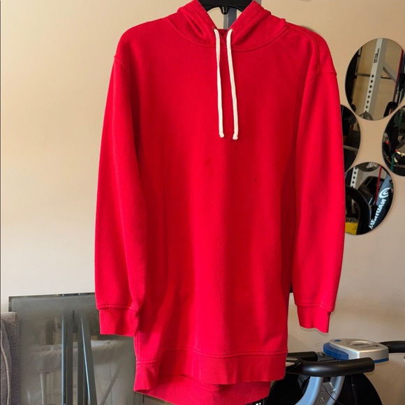 Wild fable red long hoodie sweatshirt XS - Picture 5 of 10